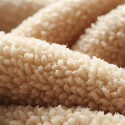 Cozia™ - Couverture Chauffante Flanelle & Sherpa